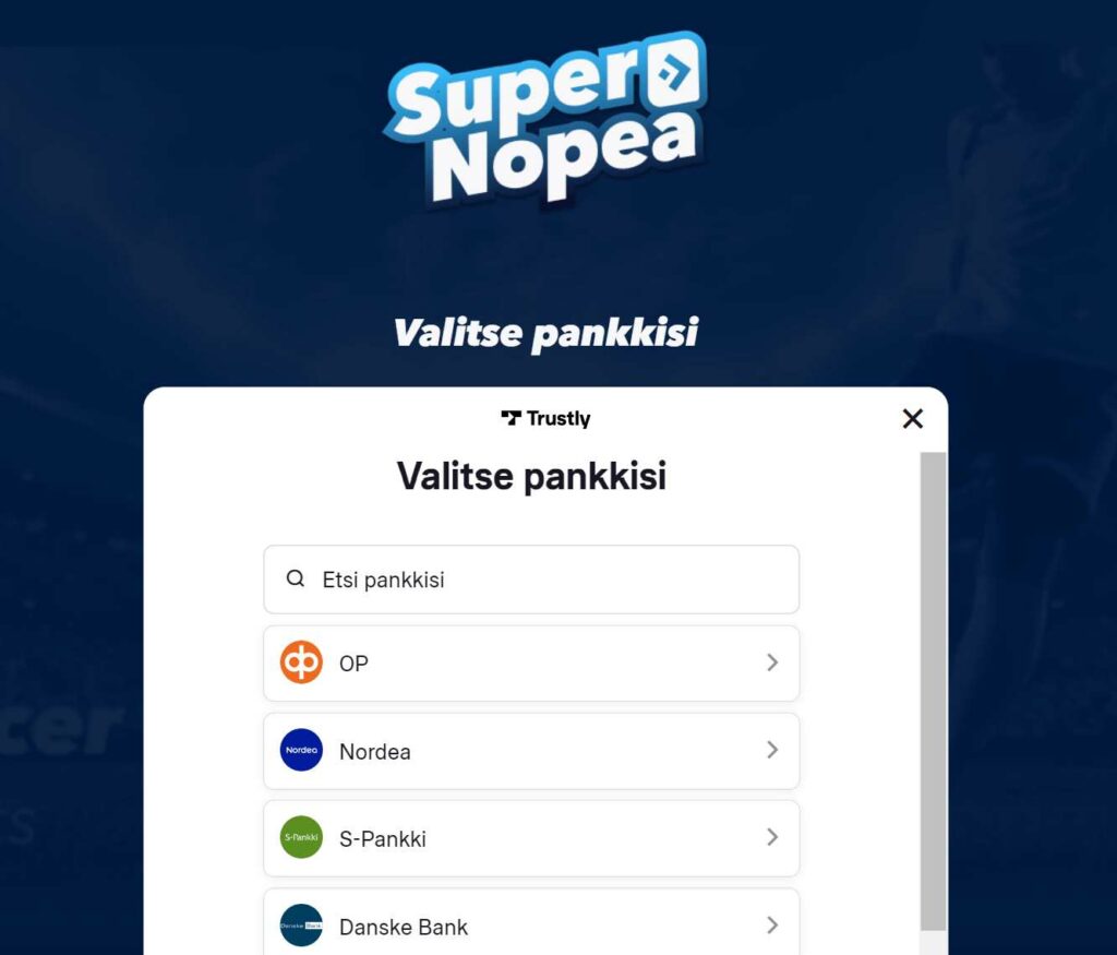 SuperNppea Casino talletus