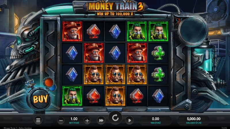 Money Train 3 ulkoasu