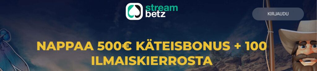 StreamBetz Casino bonus
